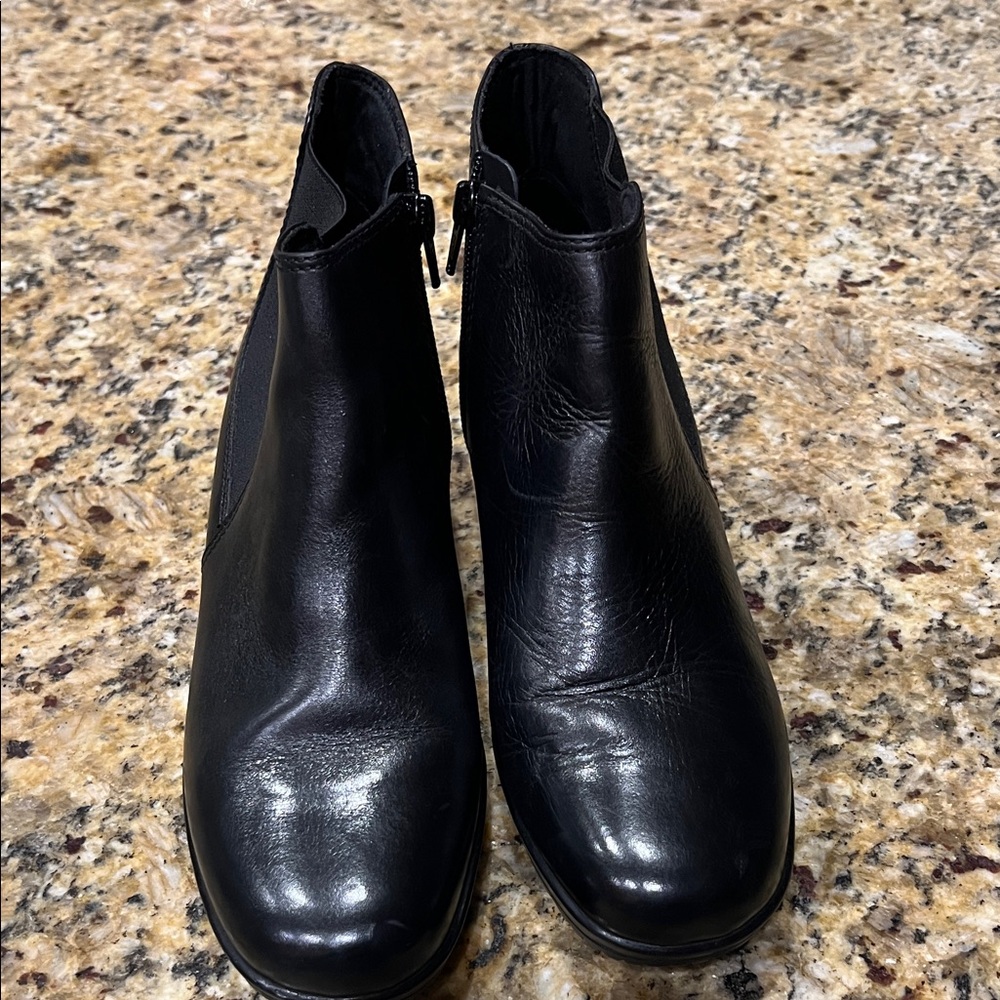 Walking Cradles Black Ankle Booties